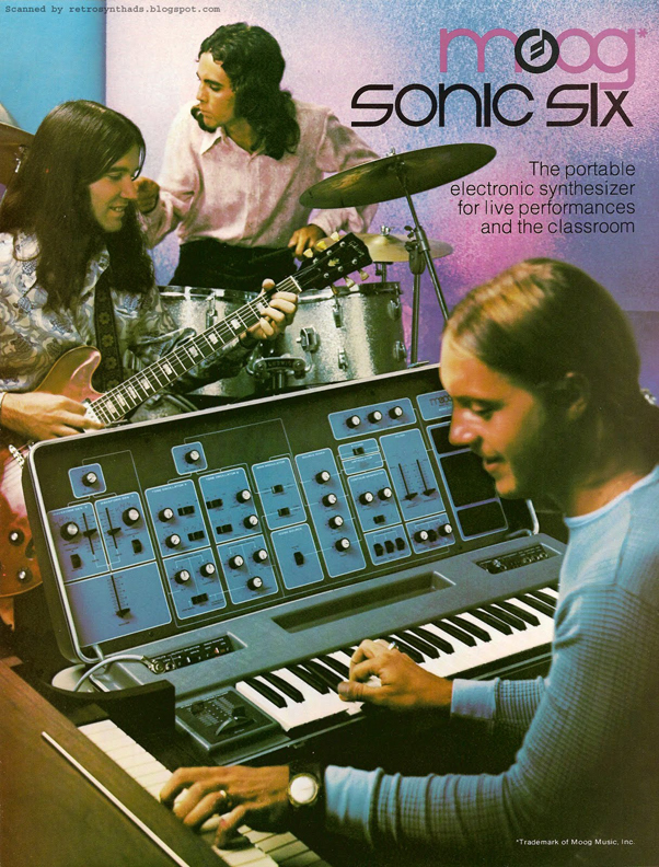 Moog Sonic Six Brochure Cover