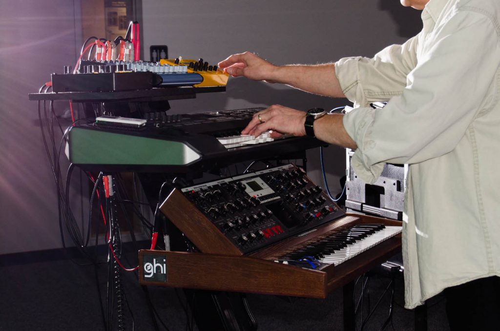 Greg Kist and The Moog Voyager XL.