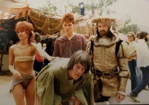 Stacey Swain at the Renaissance Fair With Keith Walsh, Philip Walsh, Ronald Brown