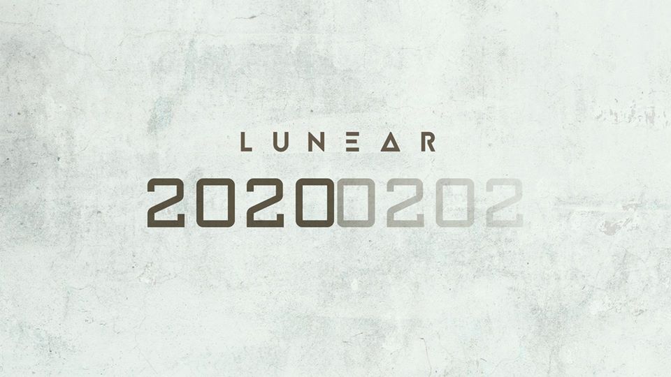 Lunear's 2020 Logo, to mark the new year and their release of "Curve.Axis.Symmetry."