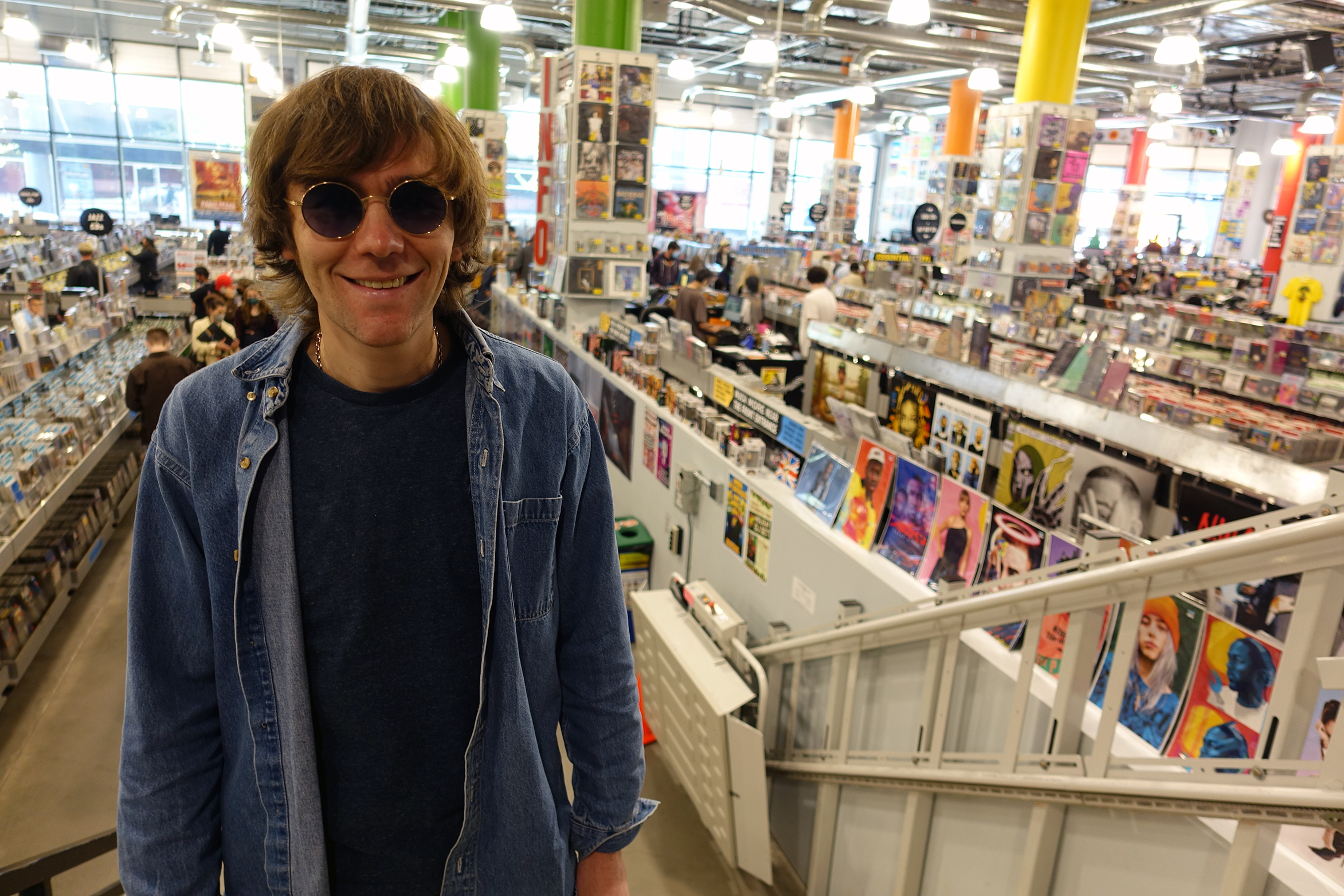 Tom Cridland at Amoeba Records, Hollywood, California