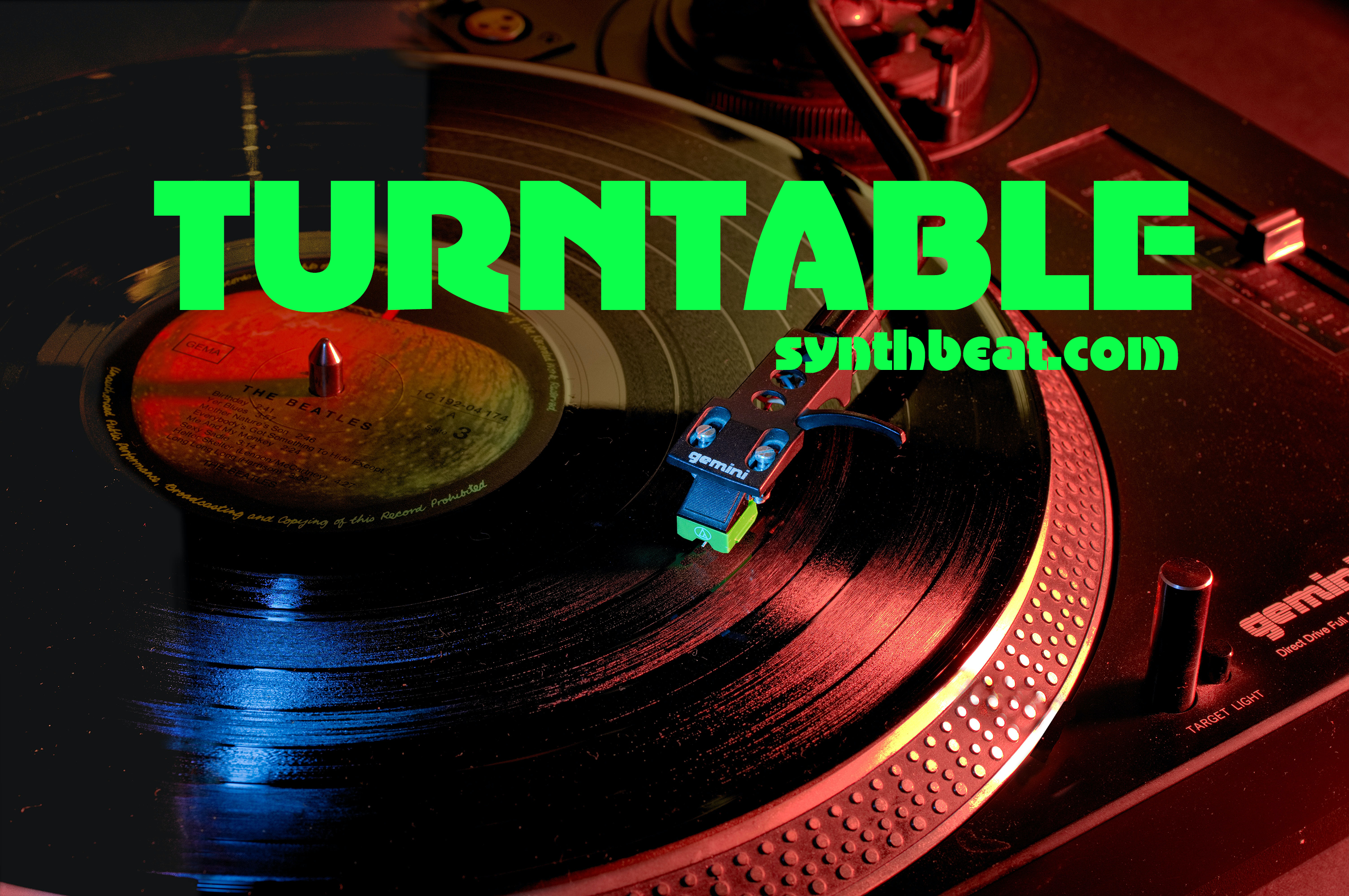 Synthbeat dot com presents Turntable, featuring some hot new electronic music tracks