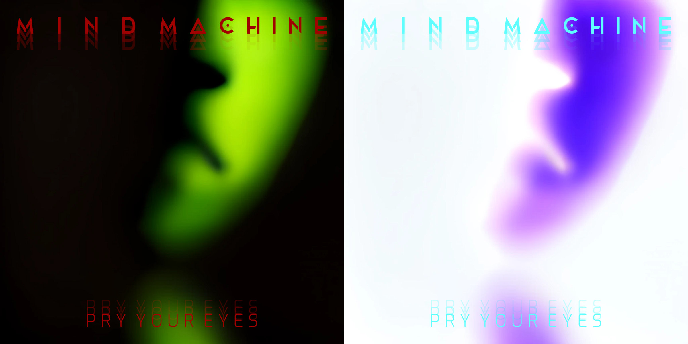 Album art for Mind Machine's new single, "Pry Your Eyes."