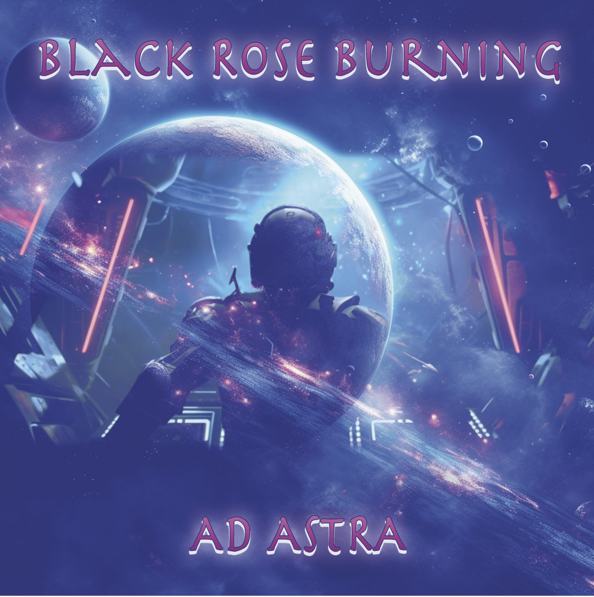 Art work from from Black Rose Burning's new album "Ad Astra.'