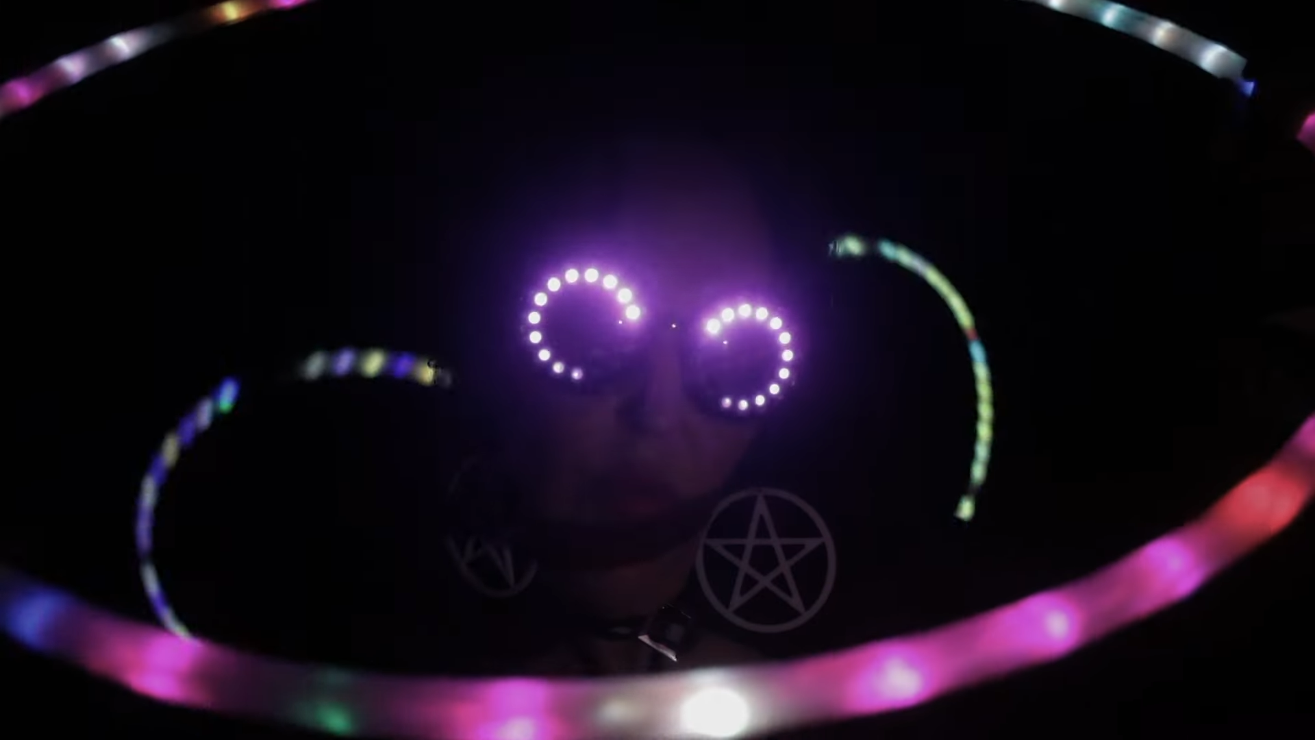 Screenshot of "Hex" music video from Metamorph's album of the same name.