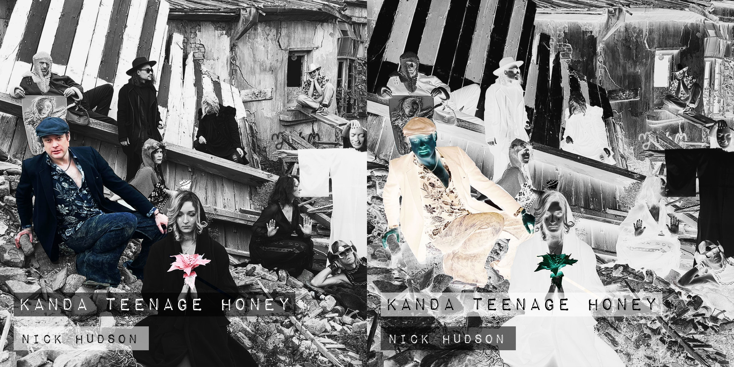 Cover art for Nick Hudson's 2024 album 'Kanda Teenage Honey'